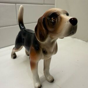 Ceramic Beagle Figurine | Classic Dog Decor